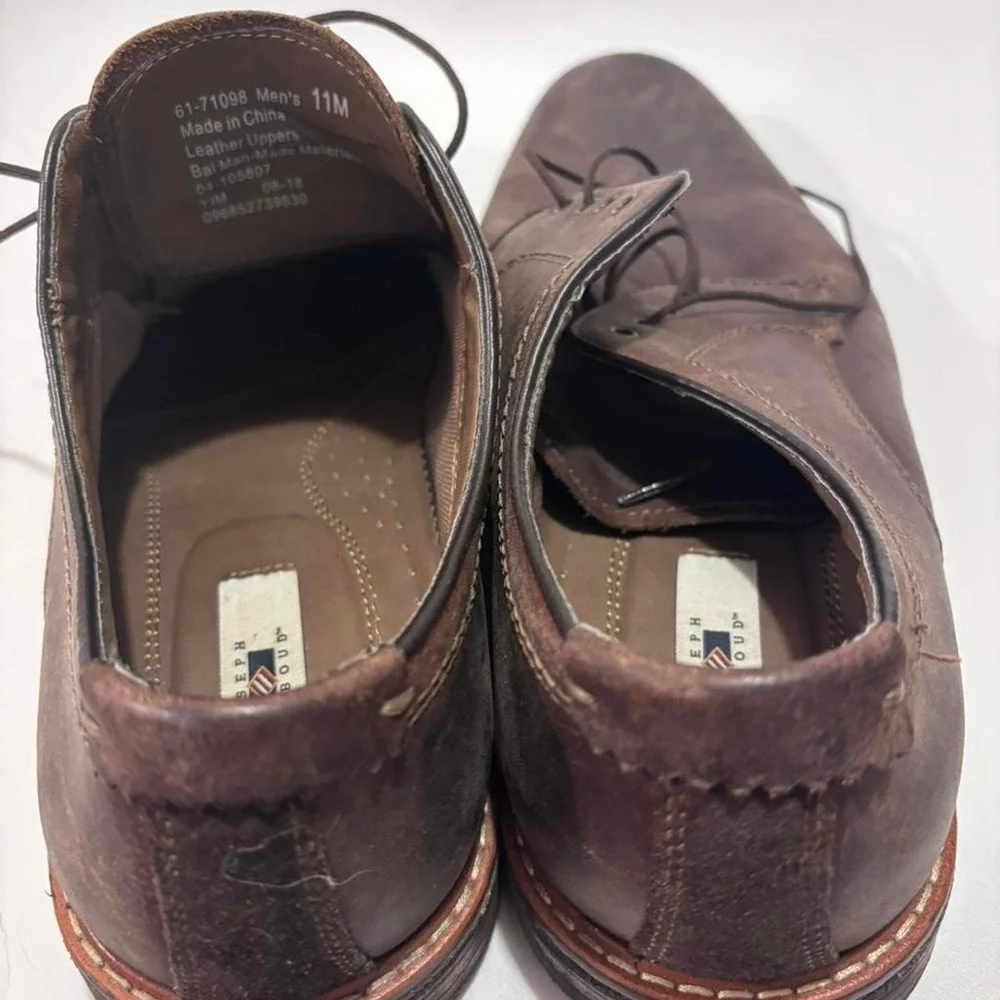 Men's Leather Lace-Up Oxford Shoes